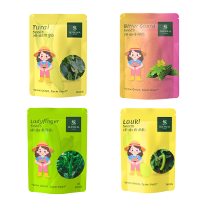 Fresh Veggie Combo Pack: Lauki, Turai, Tinda, and Karela - Wholesome Goodness in One Bundle! 15 Seeds each