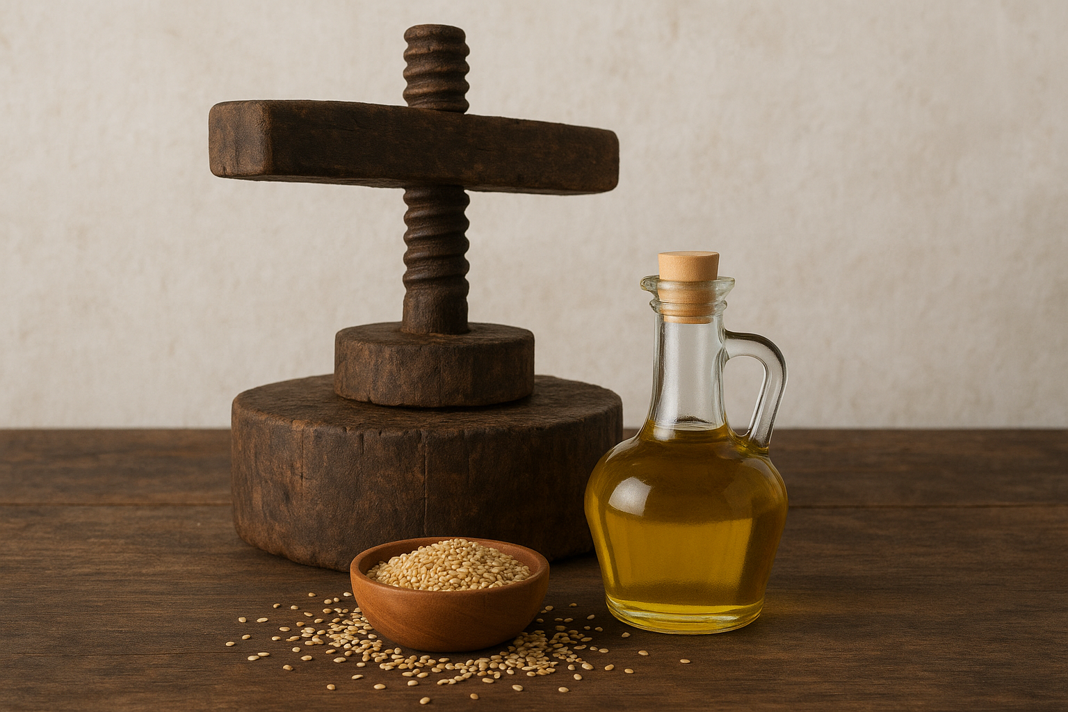 cold pressed oil extraction using wooden ghani